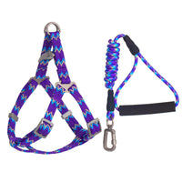 HKM-9093053 Foam Handle Circular Rope with Chest and Back Harness for Pet Training - Multiple Colors Available