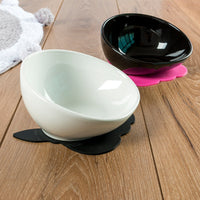 HKM-9093437 Ceramic Pet Bowl with Dining Table and Silicone Mat for Cats and Small to Medium Dogs