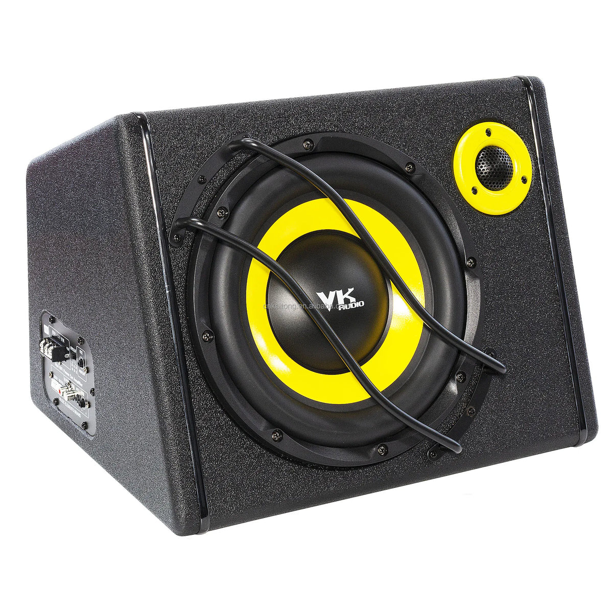 HKM-909395 12V Car Subwoofer with Amplifier and 10 Inch Speaker Box for Enhanced Audio Experience
