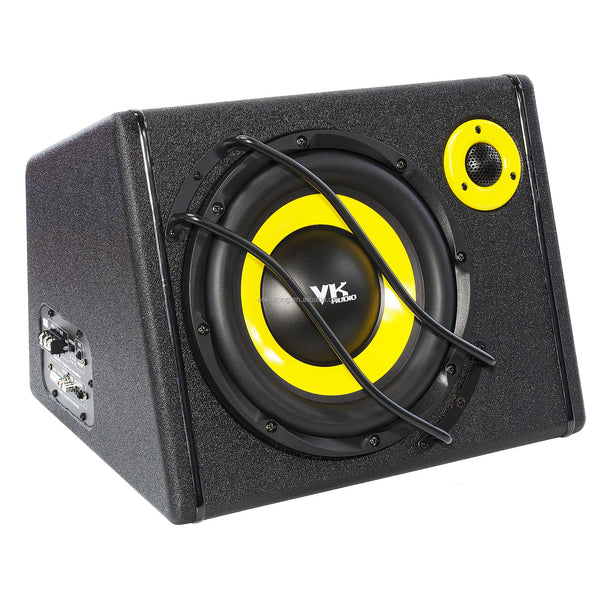 HKM-909395 12V Car Subwoofer with Amplifier and 10 Inch Speaker Box for Enhanced Audio Experience