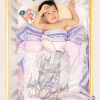 HKM-909395 Animal Pattern Bamboo Cotton Gauze Baby Blanket - 120x120cm for Year-Round Comfort