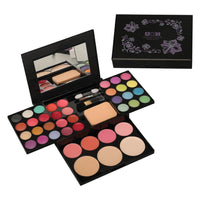 HKM-909459 All-in-One Makeup Gift Set with Eyeshadow Palette, Blush, Bronzer, and Concealer for Natural Looks