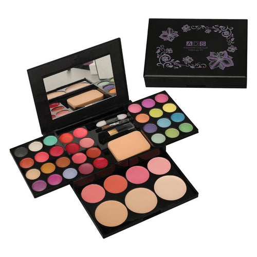 HKM-909459 All-in-One Makeup Gift Set with Eyeshadow Palette, Blush, Bronzer, and Concealer for Natural Looks