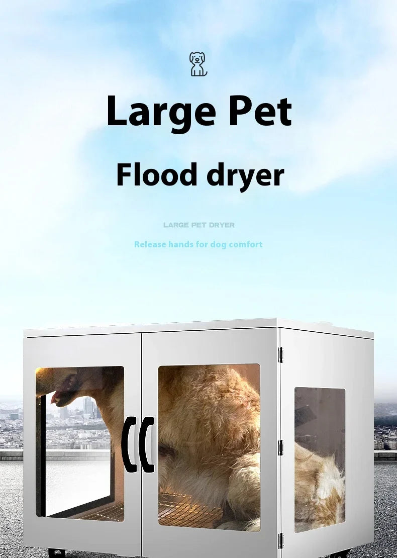 HKM-909651 Eco-Friendly Large Air Dryer for Dogs and Cats - Electric Plastic Pet Bathing and Cleaning Tool
