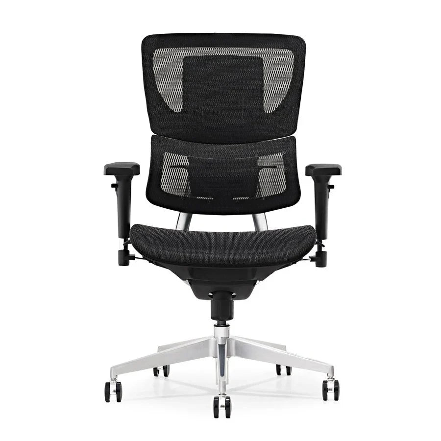 HKM-909651 Executive Mesh Office Chair with Headrest and Swivel Base for Computer and Conference Use