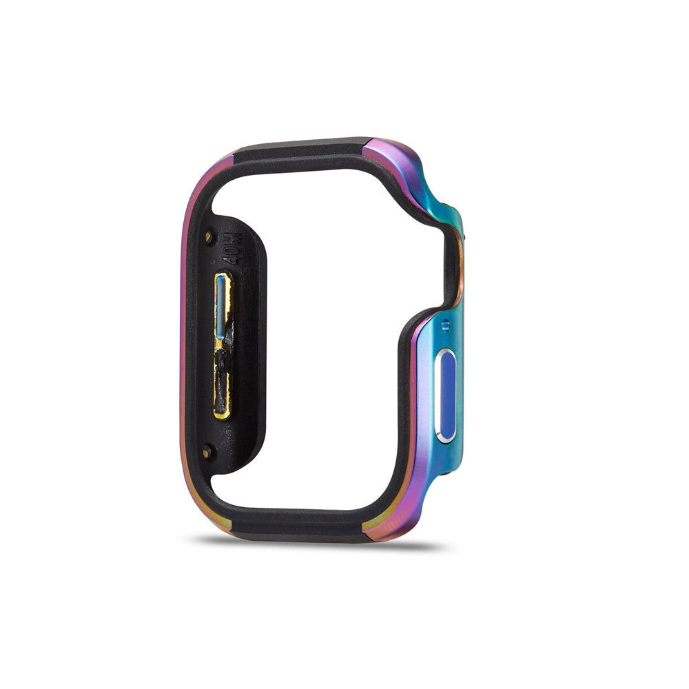 HKM-909779 Aluminum Alloy Protective Case for 38mm to 44mm Smartwatches in Multiple Colors