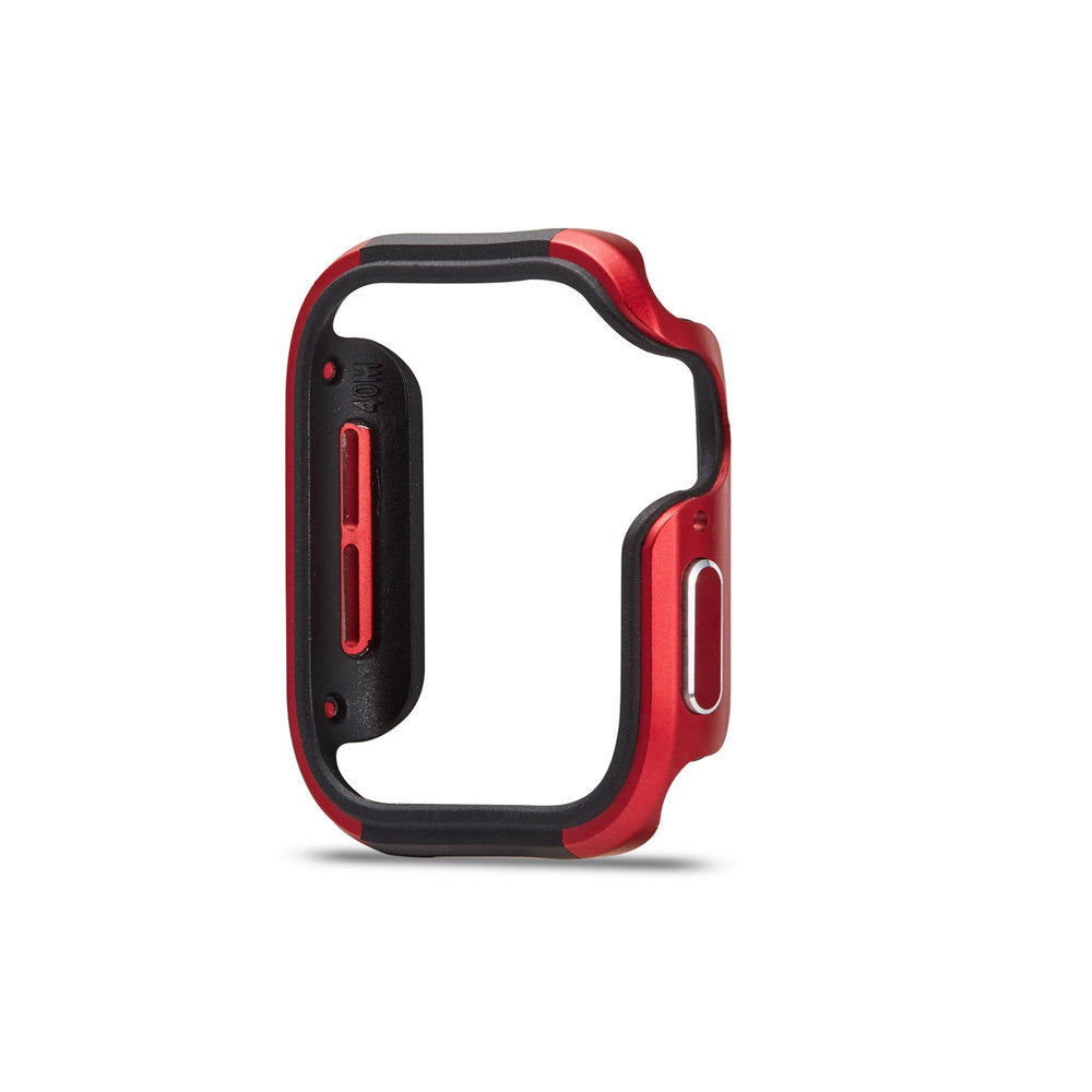 HKM-909779 Aluminum Alloy Protective Case for 38mm to 44mm Smartwatches in Multiple Colors