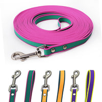 HKM-9098813 PVC Coated Two-Color Waterproof Dog Training Rope - 10FT, 20FT, 30FT Options