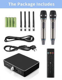 HKM-909907 600W Mini Desktop Amplifier with 3 High-Powered Channels for Home Sound Systems