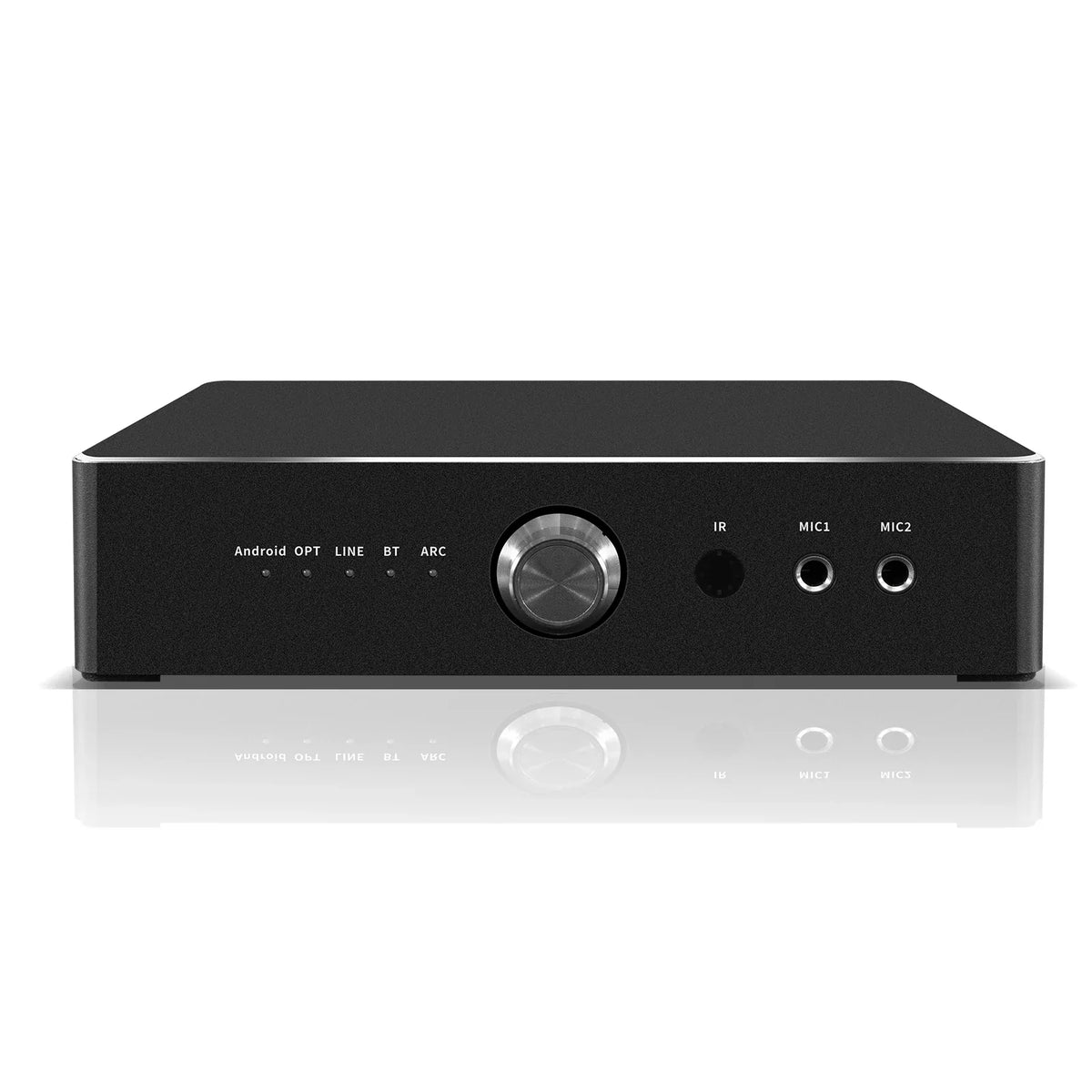 HKM-909907 600W Mini Desktop Amplifier with 3 High-Powered Channels for Home Sound Systems