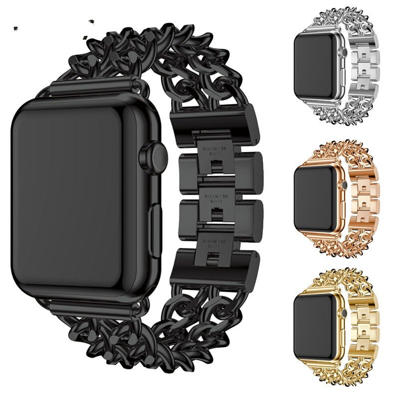 HKM-909907 Denim Chain Metal Bracelet in Various Colors and Sizes