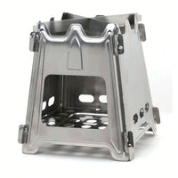 HKM-909907 Portable Stainless Steel Camping Stove - Compact Picnic Barbecue for Outdoor Cooking