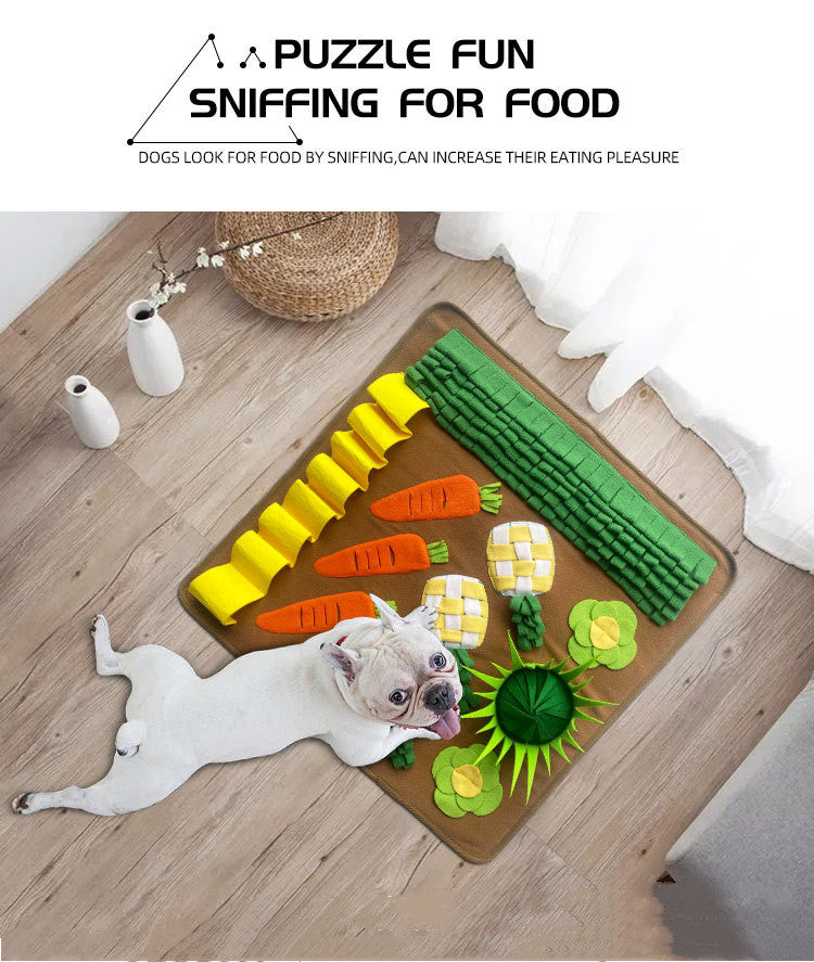 HKM-9100861 Pastoral Pet Sniffing Pad for Relaxation and Engagement, 60.5cm x 60.5cm