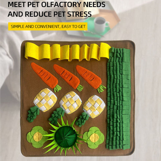 HKM-9100861 Pastoral Pet Sniffing Pad for Relaxation and Engagement, 60.5cm x 60.5cm
