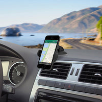 HKM-910099 Universal Suction Cup Car Phone Holder for Dashboard, Windshield, and Home Use