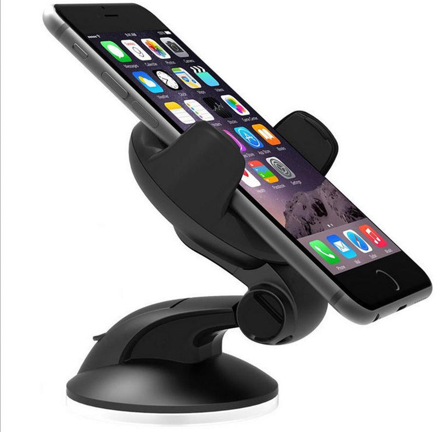 HKM-910099 Universal Suction Cup Car Phone Holder for Dashboard, Windshield, and Home Use