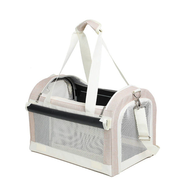 HKM-9101245 Multi-Pet Portable Outdoor Carrier Stroller for Cats and Dogs, Breathable Oxford Cloth Design