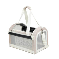 HKM-9101245 Multi-Pet Portable Outdoor Carrier Stroller for Cats and Dogs, Breathable Oxford Cloth Design