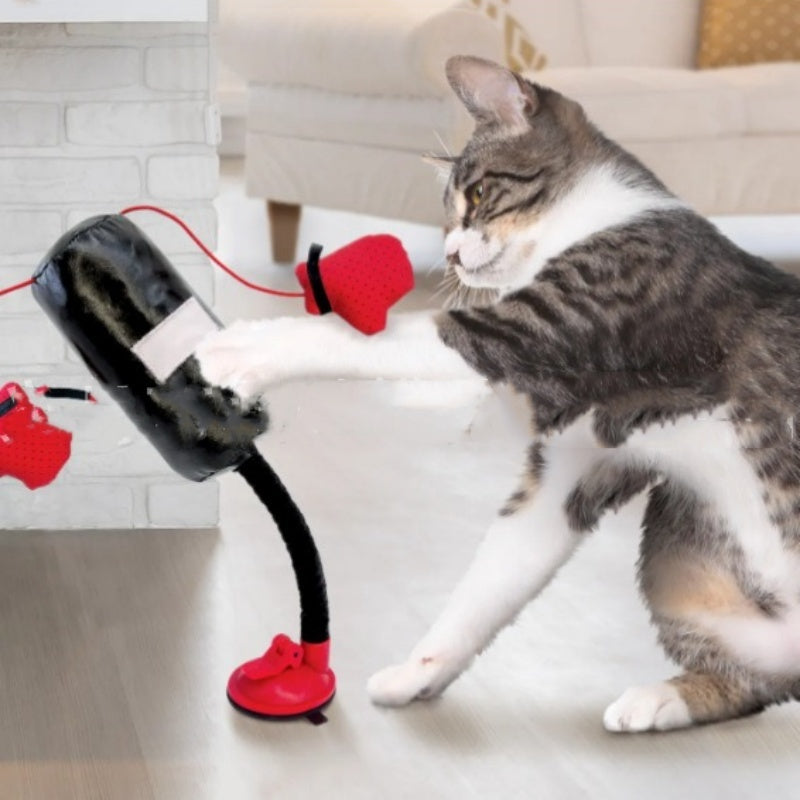 HKM-910163 Cat Boxing Game Cat Teaser Toy Pet Products