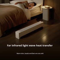 HKM-910163 Graphene Electric Heater 2200W Smart Control Wall-Mounted for Home Use, Fast Heating, Overheat Protection, LED Display
