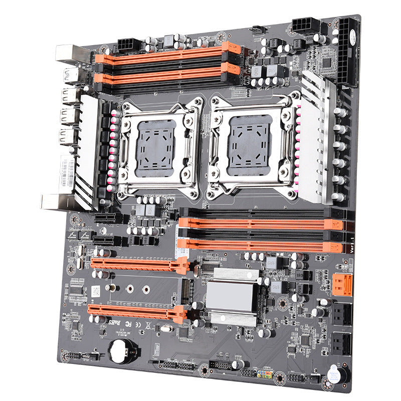 HKM-910227 X79-8D E-ATX Motherboard with 8 DDR3 Slots, Dual PCI-E 3.0, and M.2 Interface