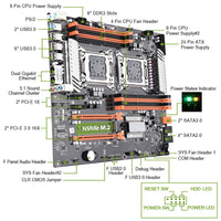 HKM-910227 X79-8D E-ATX Motherboard with 8 DDR3 Slots, Dual PCI-E 3.0, and M.2 Interface
