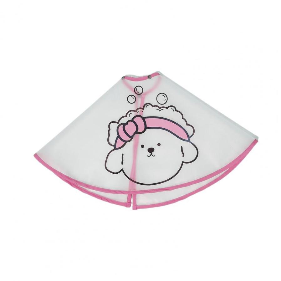 HKM-910291 Adjustable Waterproof Pet Cloak with Cartoon Print for Dog Grooming