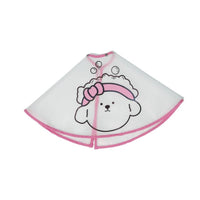 HKM-910291 Adjustable Waterproof Pet Cloak with Cartoon Print for Dog Grooming