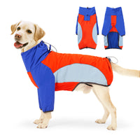 HKM-9103421 Waterproof Warm Shell Jacket for Dogs in Red and Blue - Sizes XS to XXL Available