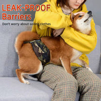 HKM-9103549 Male Dog Physiological Strap with Absorbent Cotton and Waterproof Design