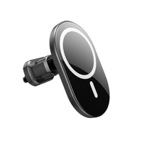 HKM-910419 15W Magnetic Wireless Charging Base Stand - Black/White