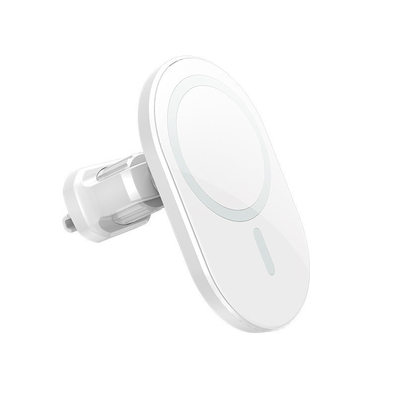 HKM-910419 15W Magnetic Wireless Charging Base Stand - Black/White
