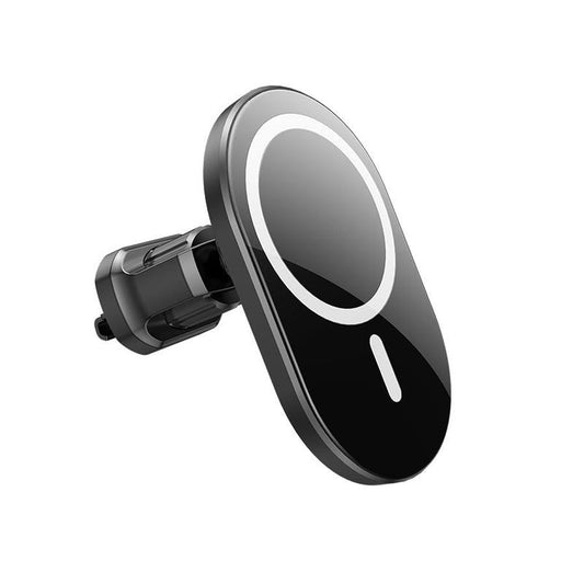 HKM-910419 15W Magnetic Wireless Charging Base Stand - Black/White