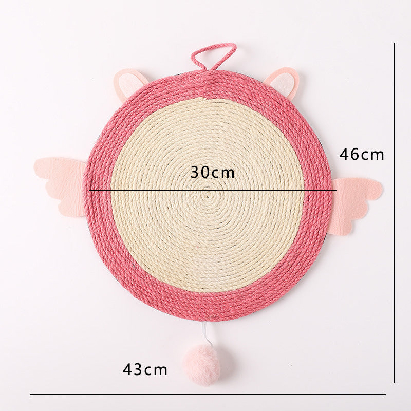 HKM-9104957 Avocado Cat Scratch Board with Durable Anti-Scratch EVA and Sisal Rope Design