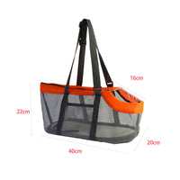 HKM-9106237 Foldable Large-Capacity Breathable Pet Handbag - Soft Nylon, Multiple Color Options