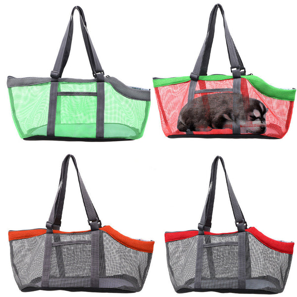 HKM-9106237 Foldable Large-Capacity Breathable Pet Handbag - Soft Nylon, Multiple Color Options