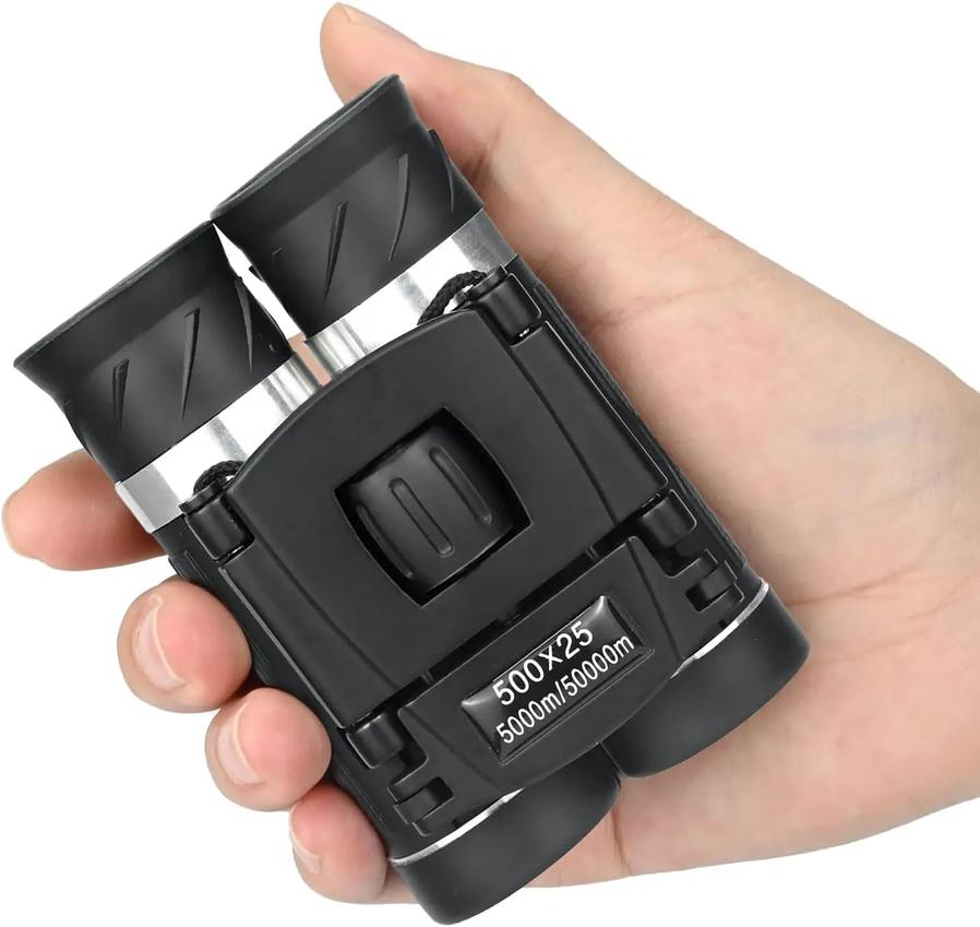 HKM-910739 High-Power 500-25 Portable HD Zoom Binoculars for Long-Distance Vision Outdoor Activities