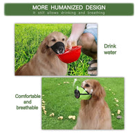 HKM-9108029 Breathable Mesh Dog Muzzle for Medium Dogs - Adjustable Fit for Biting and Barking