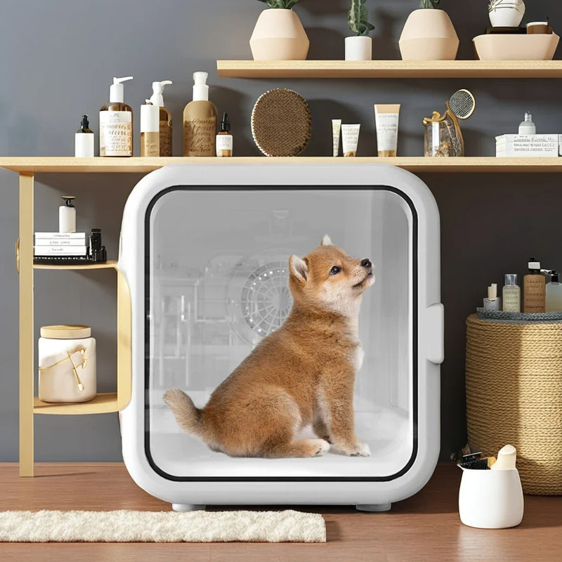 HKM-910803 65L Capacity Temperature-Controlled Air Drying Box for Small to Medium Dogs and Cats