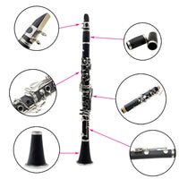 HKM-910803 Bakelite Nickel-Plated 17-Key Clarinet for Beginners