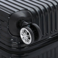 HKM-910931 Three-Piece Hardside Luggage Set - Durable ABS+PC Travel Suitcases with Trolley Functionality