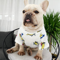 HKM-9109821 Matching Pet and Owner Casual Outfit - Elastic Two-Legged Clothing Set in Various Sizes