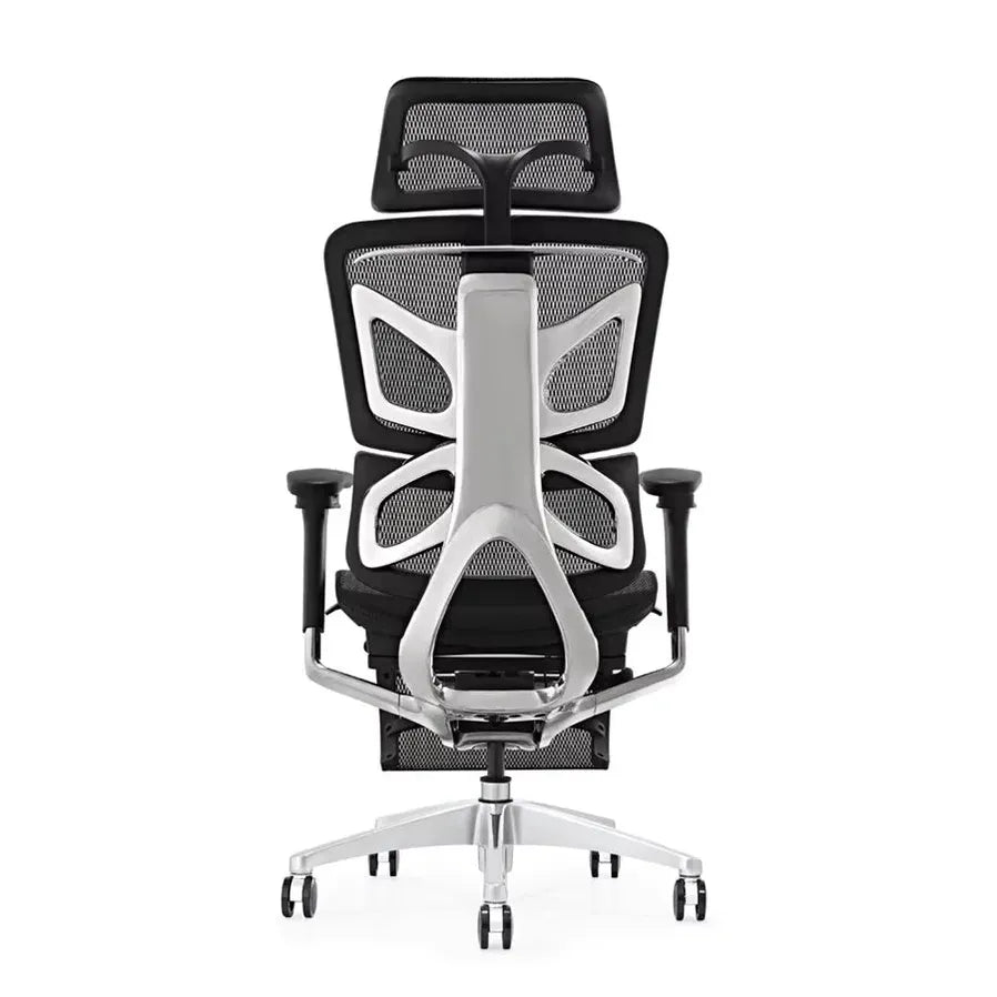 HKM-910995 Ergonomic Leather Office Chair with 360-Degree Swivel Function for PC and Desk Use