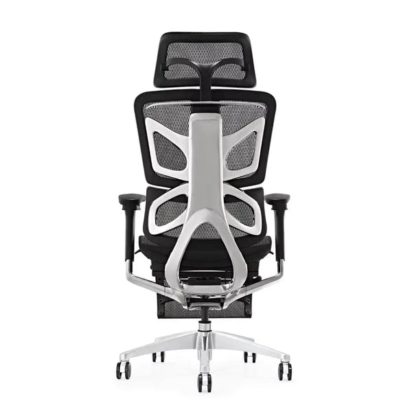 HKM-910995 Ergonomic Leather Office Chair with 360-Degree Swivel Function for PC and Desk Use