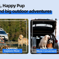 HKM-9110589 Portable Dog Water Bottle with Pull-out Bowl ¨C Ideal for Outdoor Activities, Road Trips, and Parks