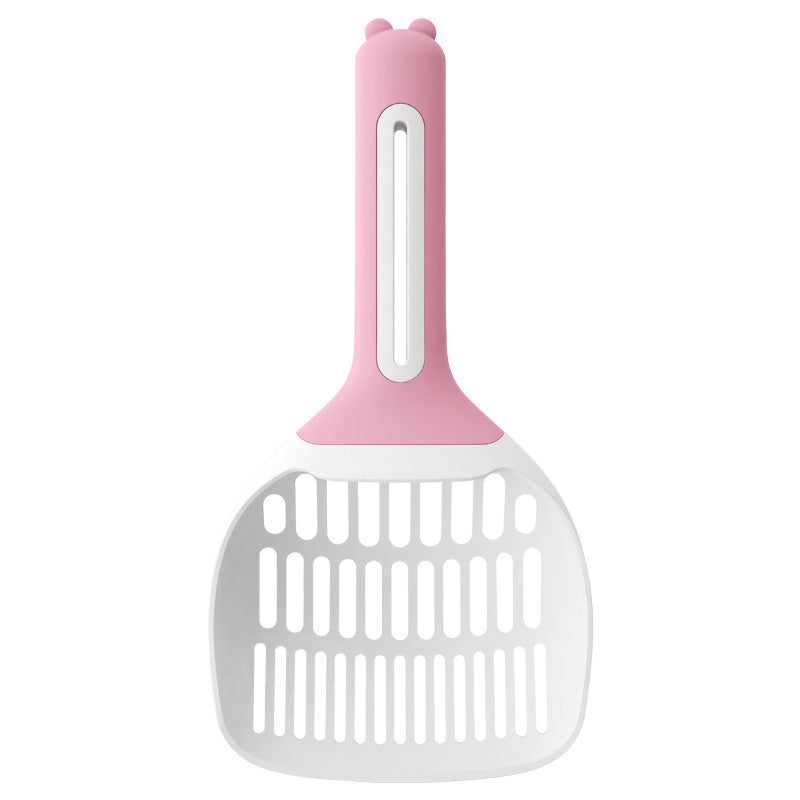 HKM-9110717 Large Cat Litter Scoop with Long Handle and Pores in Various Colors