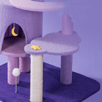 HKM-9113789 Multi-Level Cat Climbing Frame with Sisal Post and Interactive Ball