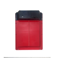 HKM-9114173 Automatic Chicken Coop Pet Door in Brown and Red Plastic