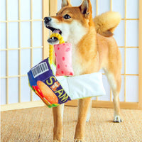 HKM-9115325 Bite-Resistant Luncheon Meat Pet Toy for Cats and Dogs - Cotton Rope Chewing Puzzle with Sound