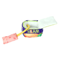 HKM-9115325 Bite-Resistant Luncheon Meat Pet Toy for Cats and Dogs - Cotton Rope Chewing Puzzle with Sound